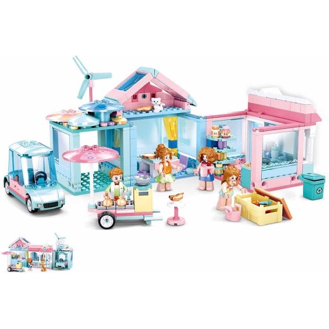 Sluban House with Garden (Girl's Dream) bouwstenen set