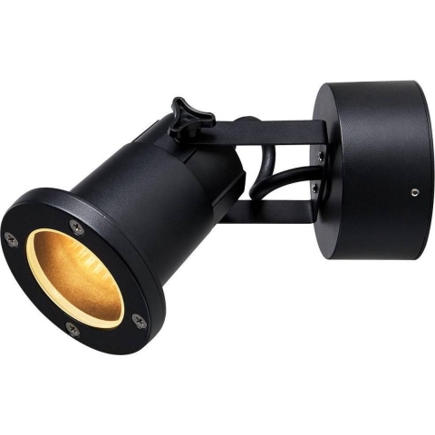 SLV NAUTILUS 1002867 LED-buitenlamp (wand) GU10 Zwart