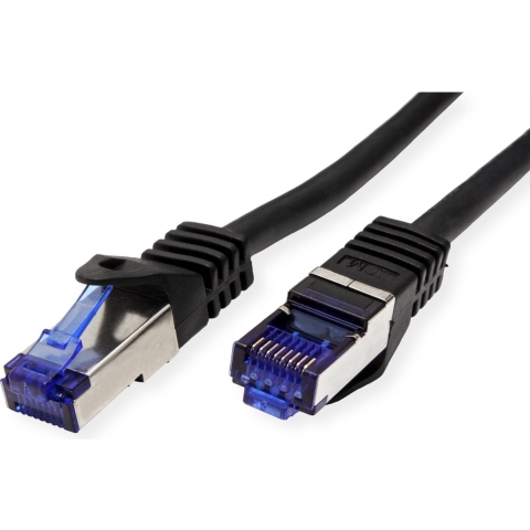 VALUE Outdoor patchkabel Cat.6A (klasse EA) S/FTP (PiMF), massieve kabel, LSOH, zwart, 20 m