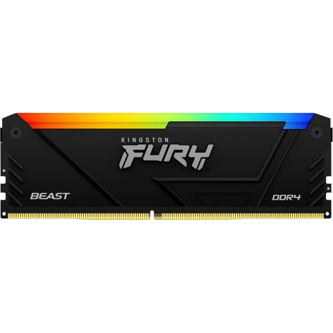 Kingston Beast RGB Werkgeheugenmodule voor PC DDR4 8 GB 1 x 8 GB 3600 MHz 288-pins DIMM KF436C17BB2A/8