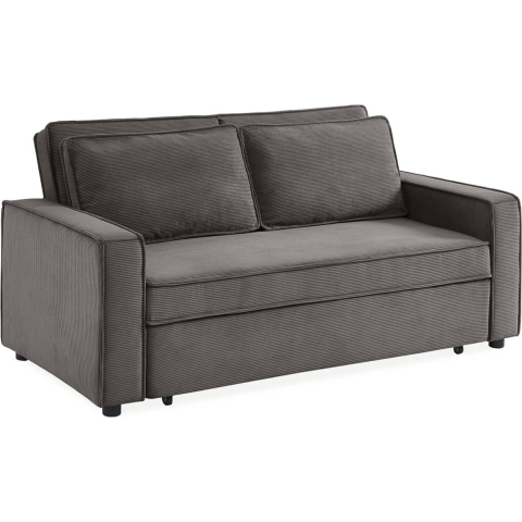 sweeek - 3-zits velours slaapbank B 172,5 x D 91,5 x 88,5cm