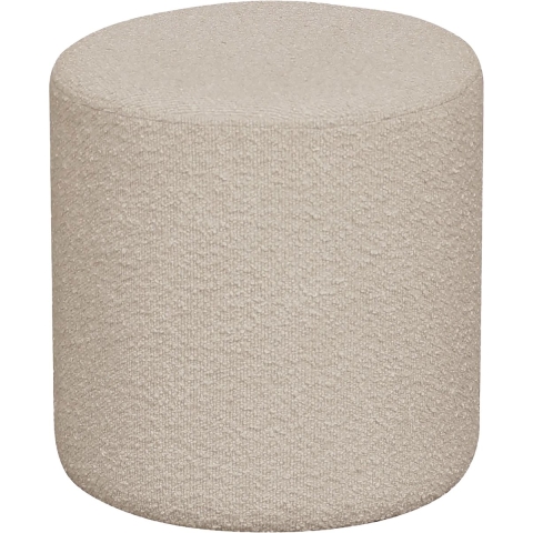 Artichok Jip Ronde Poef - Beige Bouclé