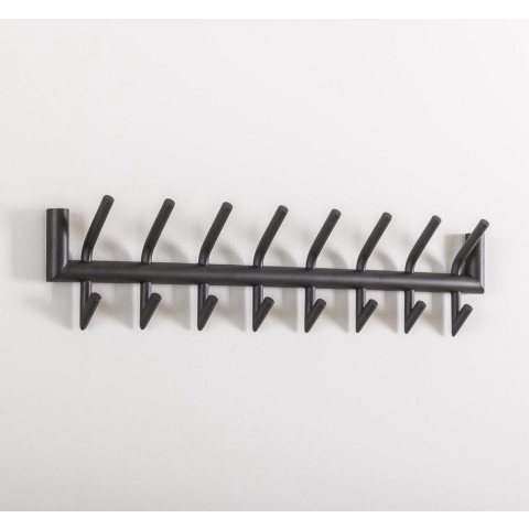 AnLi Style Garderobe 2x8 haaks ronde buis