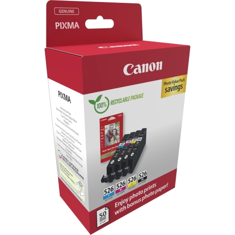 Canon CLI-526 BK/C/M/Y value pack