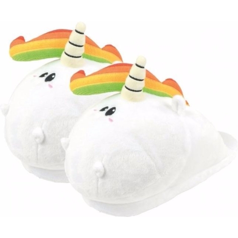 Pluche eenhoorn pantoffels 41-42 -