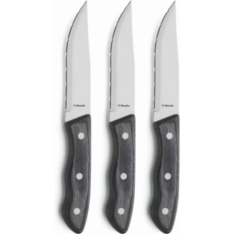 Amefa Hercule Steakmessen 3 Stuks Zwart