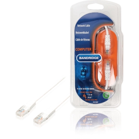 Bandridge BCL7207 Multimedia Netwerk Kabel 7.5 M