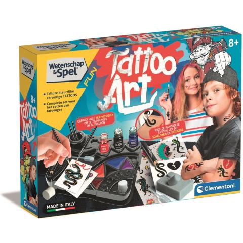 Clementoni Wetenschap en Spel Tattoo Art
