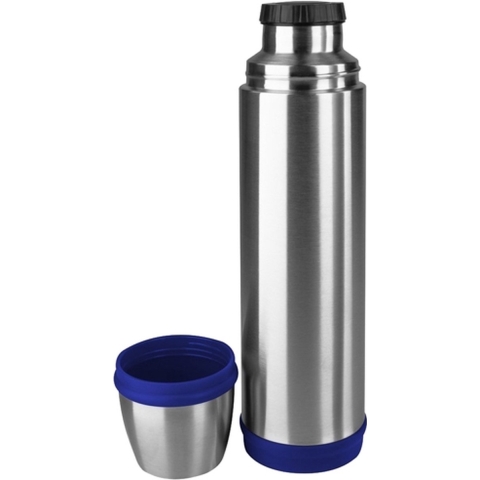Emsa 502473 Captain Isoleerfles 0.7L RVS/Blauw