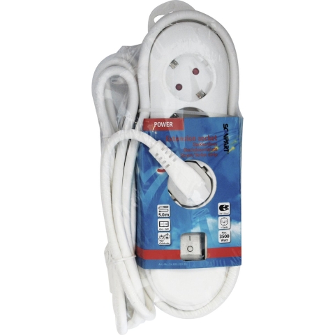 Scanpart Tafelcontactdoos 3-v Randaarde Schakelaar Ak En 5.0m(3x1,5mm)