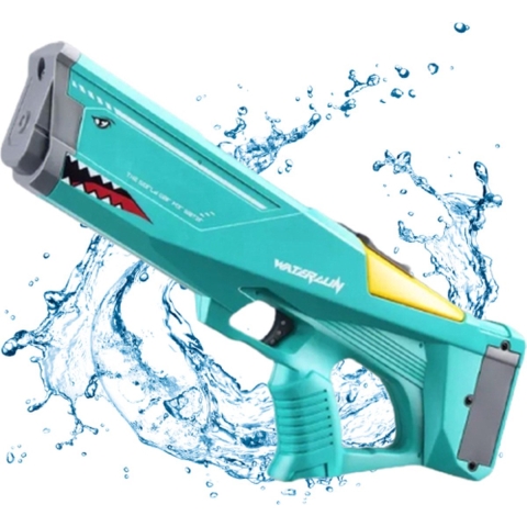 Waterblast Elektrische Waterpistool Tornado + 600 ml Bellenblaas Groen