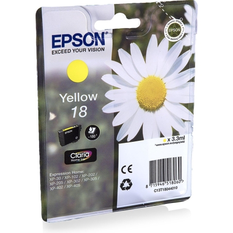 Epson T180440 Origineel Geel 3,3ml