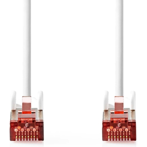 Nedis CCGB85221WT200 Cat6 Netwerkkabel Rj45 Male Rj45 Male S/ftp 20.0 M Binnenshuis Rond Lszh Wit Doos