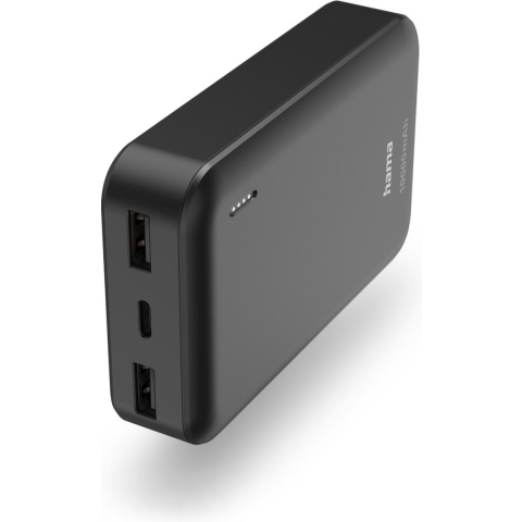 Hama Power Pack Pocket 10 10000mAh Uitgangen: 2x USB-A Antraciet
