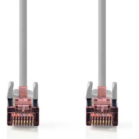 Nedis CCGL85221GY200 Cat6 Netwerkkabel Rj45 Male Rj45 Male S/ftp 20.0 M Rond Lszh Grijs Label