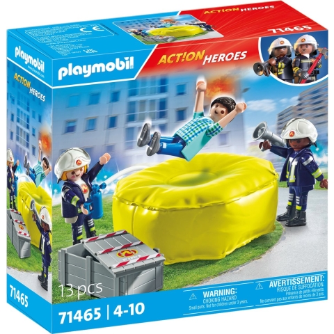 Playmobil 71465 Action Heroes Brandweerlieden Met Luchtkussens