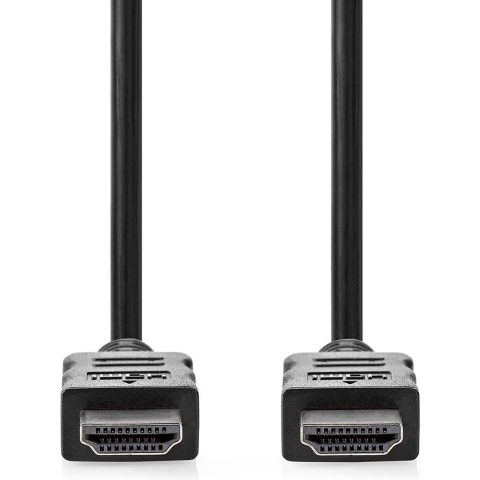Nedis CVGL34002BK150 High Speed ??hdmi™-kabel Met Ethernet Hdmi™ Connector Hdmi™ Connector 4k@30hz Arc 10.2 Gbps 15.0 M Rond Pvc Zwart Label