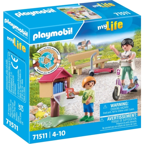 Playmobil 71511 My Life Boekenruil voor Boekenwurm