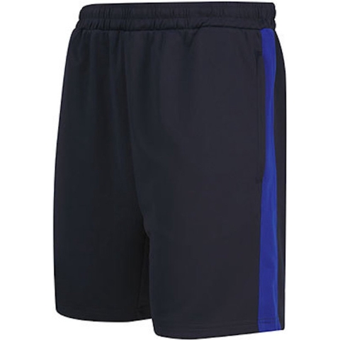 Finden+Hales FH886 Adults Knitted Shorts With Zip Pockets - Navy/Royal - M