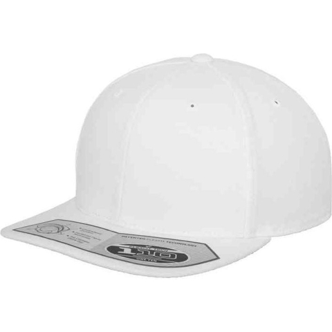 Flexfit FX110 110 Fitted Snapback - White - One Size