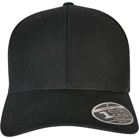Flexfit FX110ST 110 Structured Canvas Trucker Cap - Black - One Size