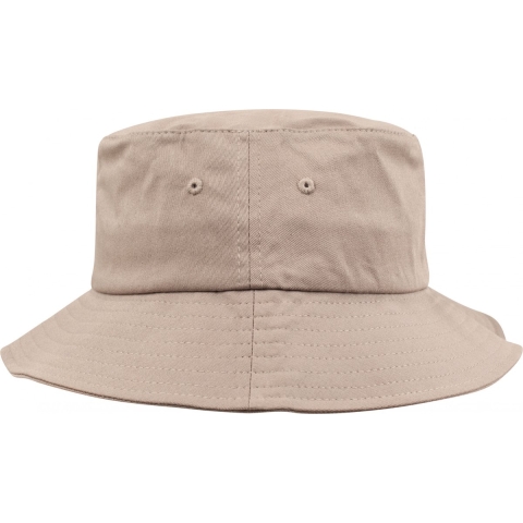 Flexfit FX5003 Flexfit Cotton Twill Bucket Hat - Khaki - One Size