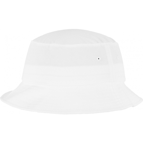 Flexfit FX5003 Flexfit Cotton Twill Bucket Hat - White - One Size