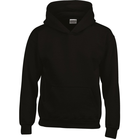 Gildan G18500K Heavy Blend™ Youth Hooded Sweatshirt - Black - L (164)