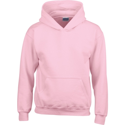 Gildan G18500K Heavy Blend™ Youth Hooded Sweatshirt - Light Pink - L (164)