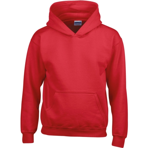 Gildan G18500K Heavy Blend™ Youth Hooded Sweatshirt - Red - XL (176)