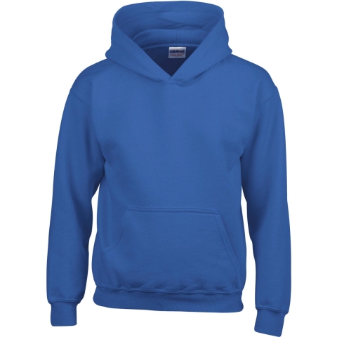 Gildan G18500K Heavy Blend™ Youth Hooded Sweatshirt - Royal - S (116/128)