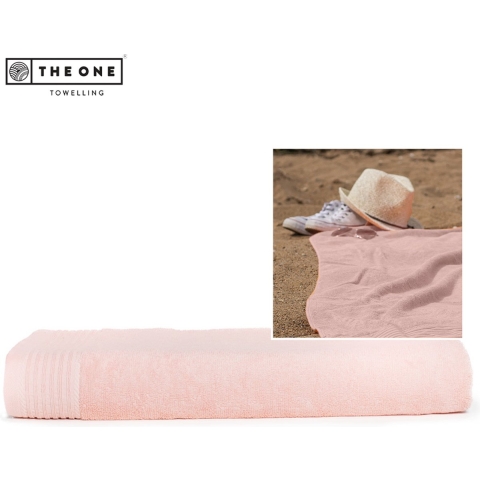 The One Towelling TH1000 Classic Beach Towel - Salmon - 100 x 180 cm