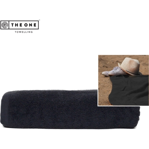 The One Towelling TH1010 Super Size Towel - Anthracite - 100 x 210 cm