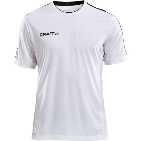 Craft 1905608 Progress Practise Tee M - White/Black - L