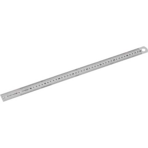 Facom halfstijve rvs-linialen lang model - enkelzijdig 1000 mm - DELA.1056.1000