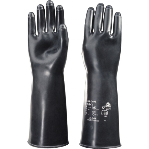 Honeywell Chemicaliënhandschoen | maat 8 zwart | EN 388, EN 374 | PSA-categorie III | 1 paar - 089808111X 089808111X