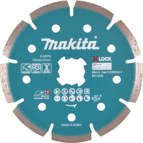 Makita Accessoires Diamantschijf 125mm - E-02076 - E-02076