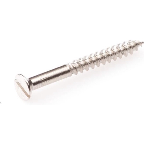 Hoenderdaal Houtschroef Messing Vernikkeld Pk Zs Din97 3.5X20 | 200 stuks - 0101.24.17020