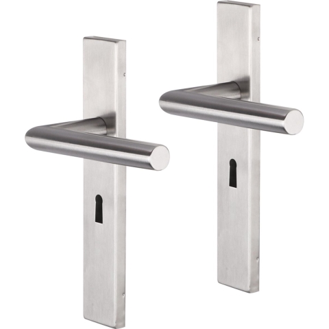 Impresso Harrow RVS geborsteld op Rechthoekig schild