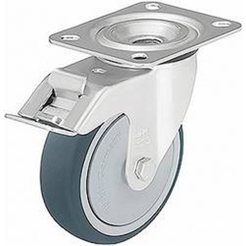 Blickle LE-PTH 100K-FI Zwenkwiel met rem Wieldiameter: 100 mm Draagvermogen (max.): 150 kg 1 stuk(s)