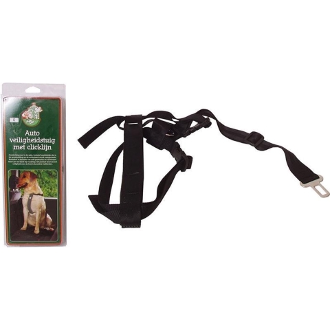 Nylon veiligheidstuig 25 mm/H50-B70 cm zwart - Gebr de boon