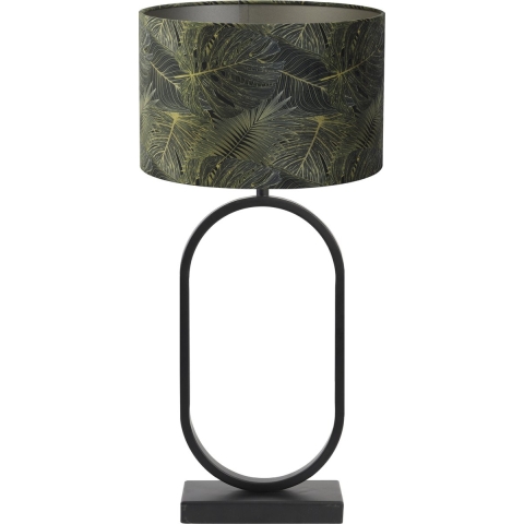 Light & Living Tafellamp Jamiri|Amazone - Zwart|Groen - Ø30x67cm