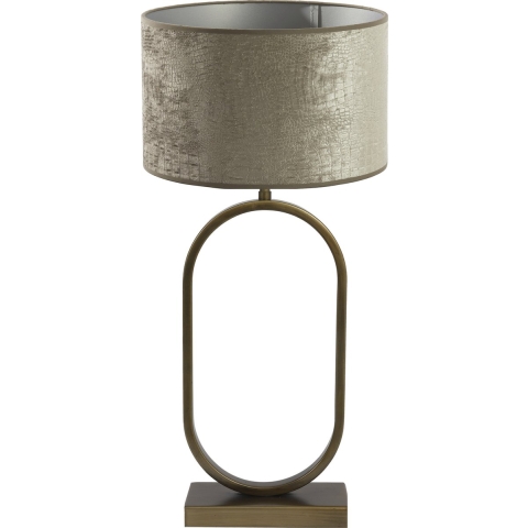 Light & Living Tafellamp Jamiri|Chelsea - Ant, Brons|Zilver - Ø30x67cm