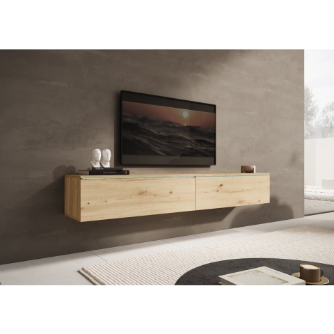 Meubella TV-Meubel Dixon - Eiken 2 - 180 cm