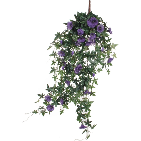 Mica Decorations Petunia Kunstplant Hangend Paars