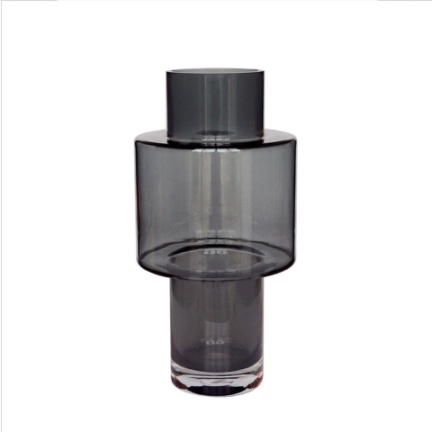 Vase The World Juba Vaas Ø 20 cm - Grijs