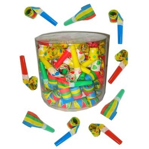 Voordelige roltongen toeters 200x stuks -