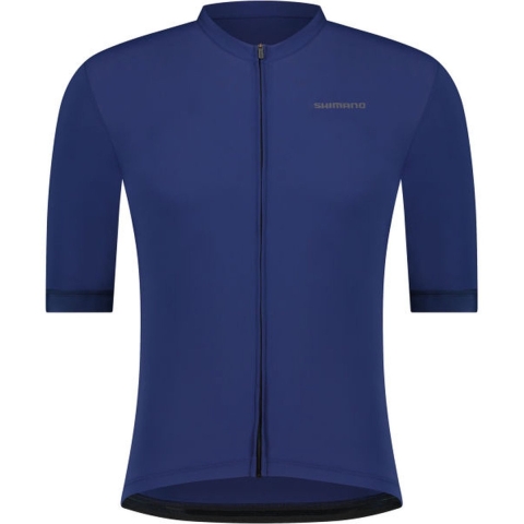 Shimano Futuro fietsshirt korte mouwen blauw heren, L