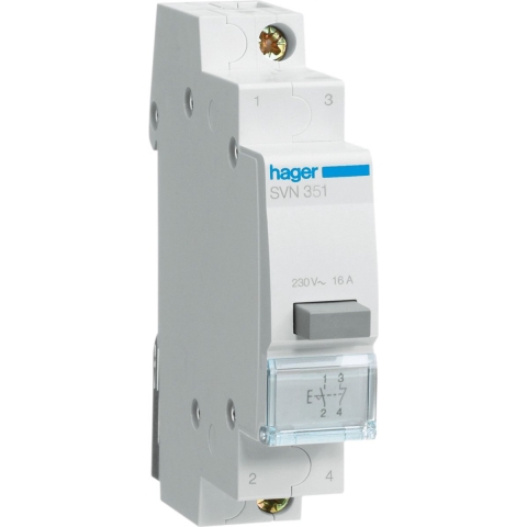 Hager SVN351 Toets 16 A 230 V