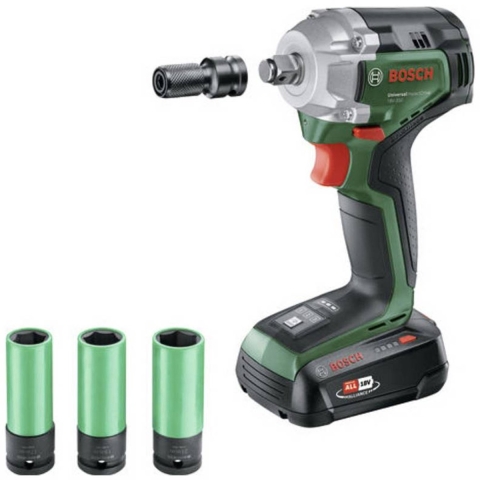 Bosch Home and Garden UniversalImpactDrive 18V-350 0603980305 Accu-draaislagmoeraanzetter 350 Nm 18 V Aantal meegeleverde accus: 0